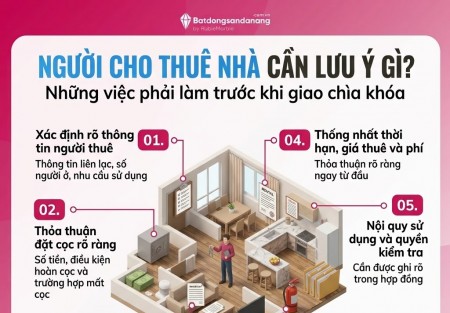 Người cho thuê nhà cần lưu ý gì? Những việc phải làm trước khi giao chìa khóa