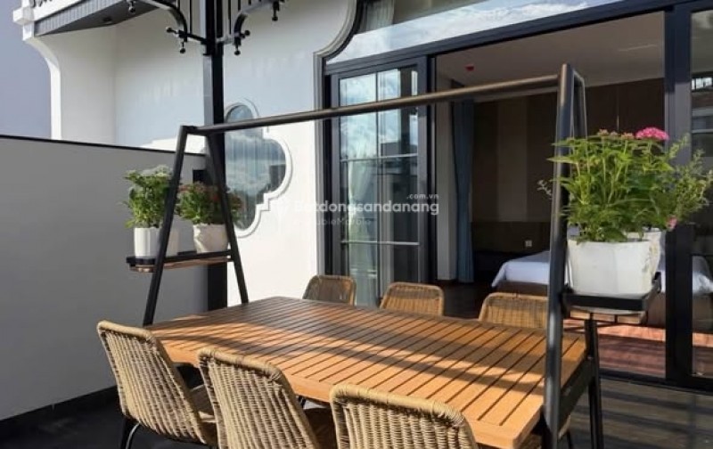 Bán căn Villa phong cách Indochine tại Nam Việt Á - GD1, vị trí sát sông gần biển