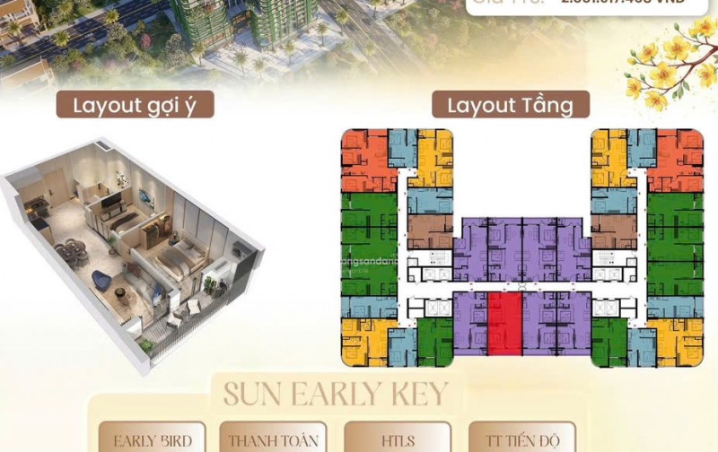 Fours Tower F2 | tuyệt tác sống sang giữa tâm điểm phát triển mới của Đà Nẵng với giá cực rẻ 1.Xtỷ