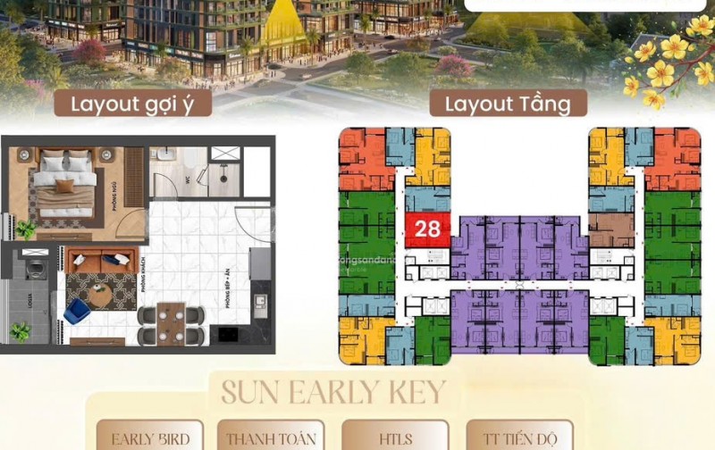 Fours Tower F2 | tuyệt tác sống sang giữa tâm điểm phát triển mới của Đà Nẵng với giá cực rẻ 1.Xtỷ
