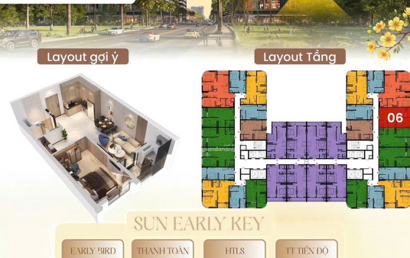 Fours Tower F2 | tuyệt tác sống sang giữa tâm điểm phát triển mới của Đà Nẵng với giá cực rẻ 1.Xtỷ