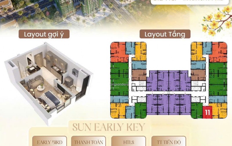 Fours Tower F2 | tuyệt tác sống sang giữa tâm điểm phát triển mới của Đà Nẵng với giá cực rẻ 1.Xtỷ