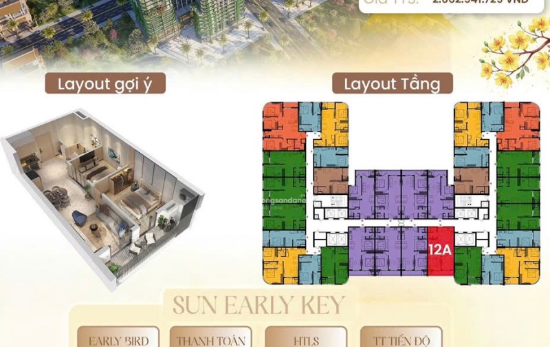 Fours Tower F2 | tuyệt tác sống sang giữa tâm điểm phát triển mới của Đà Nẵng với giá cực rẻ 1.Xtỷ