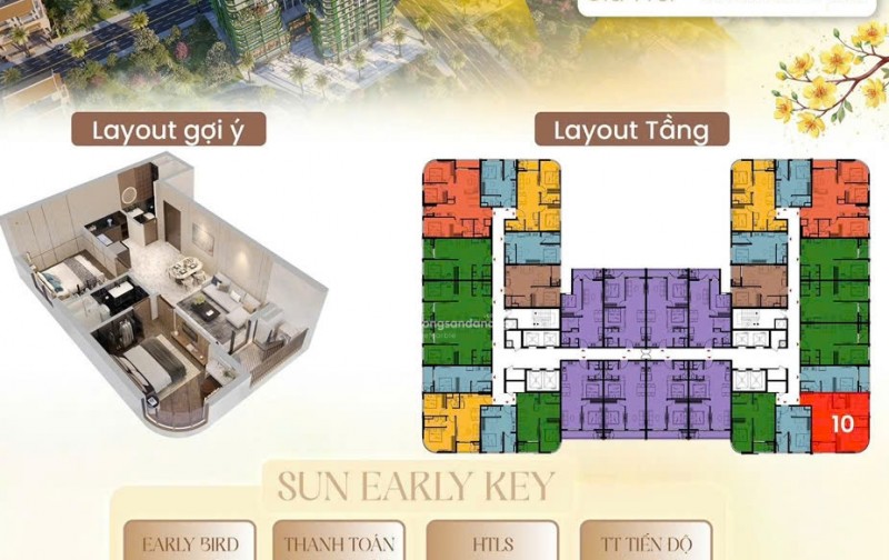 Fours Tower F2 | tuyệt tác sống sang giữa tâm điểm phát triển mới của Đà Nẵng với giá cực rẻ 1.Xtỷ