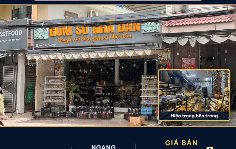 BÁN NHÀ MẶT TIỀN TRẦN CAO VÂN – 312M² ĐẤT – NGANG 6,65M NỞ HẬU – 28 TỶ