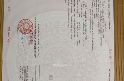 Cần tiền bán gấp lô đất mặt tiền đường Âu Cơ, gần Khu công nghiệp Hòa Khánh, cách chợ Hòa Khánh và trường ĐH hơn 1km
