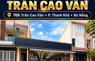 311m² ĐẤT - NHÀ MẶT TIỀN TRẦN CAO VÂN – NGANG 6,65M – GIÁ 27 TỶ