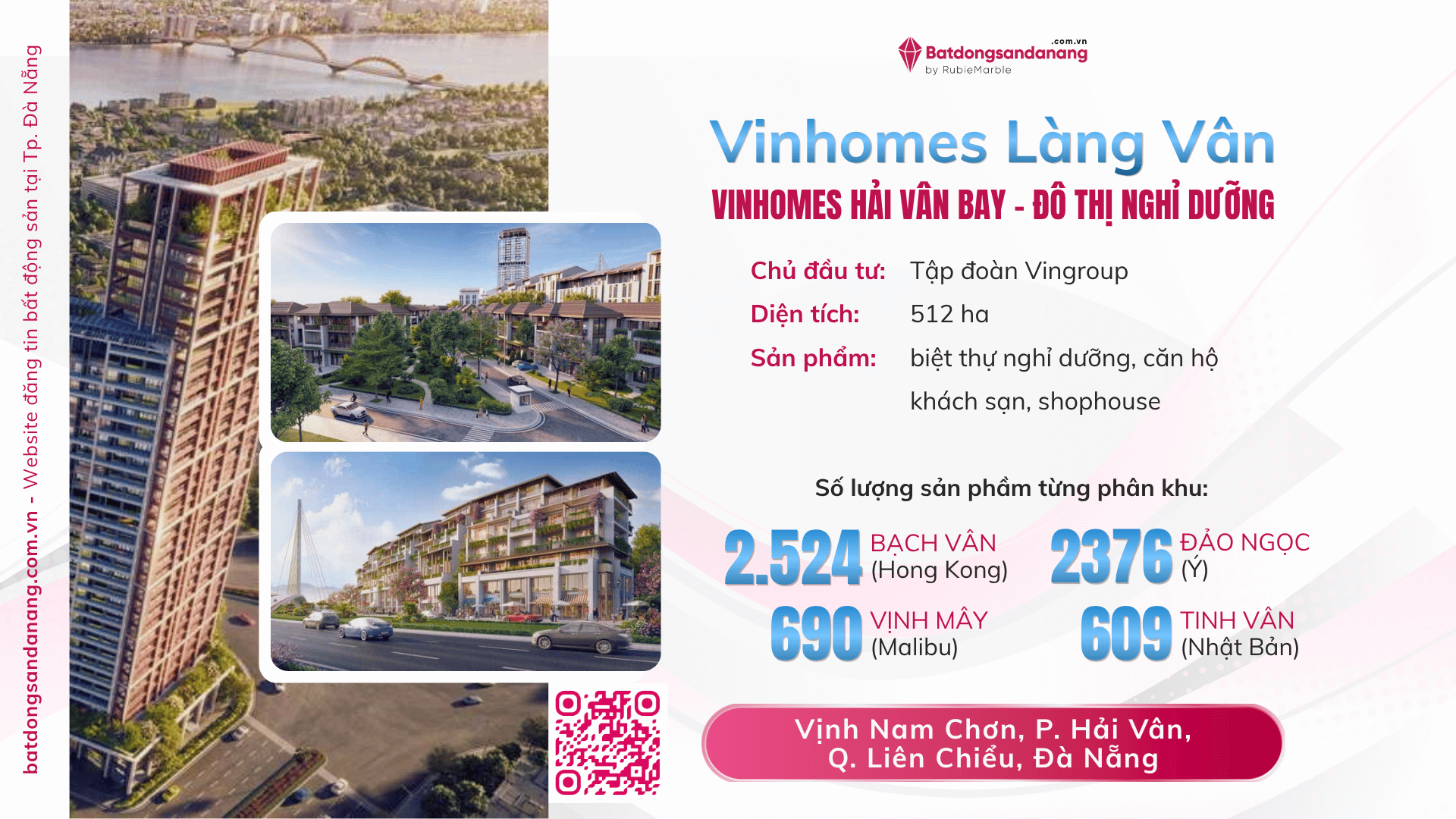 Vinhomes Làng Vân (Vinhomes Hải Vân Bay) Đà Nẵng