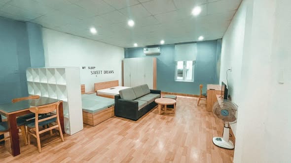 Cho thuê căn hộ 1pn 2 giường nguyễn thành hãn , hải châu , đà nẵng