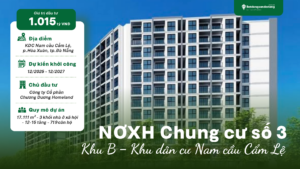 Nhà ở xã hội Chung cư số 3 thuộc Khu B – Khu dân cư Nam cầu Cẩm Lệ Đà Nẵng