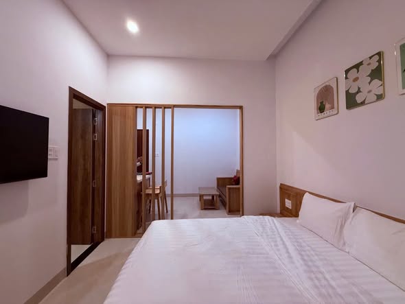 Trống ngày 16/5 căn hộ thiết kế 1 phòng ngủ.