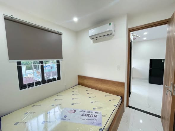 Cho thuê căn hộ 1 phòng ngủ mới đẹp ngay cầu rồng, ngày 8/8 có phòng , có ban công, máy giặt riêng