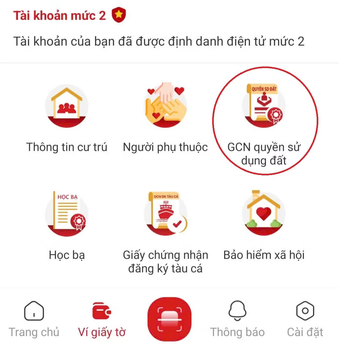Sổ đỏ bắt đầu hiển thị trên VNeID để người dân tra cứu thông tin đất đai